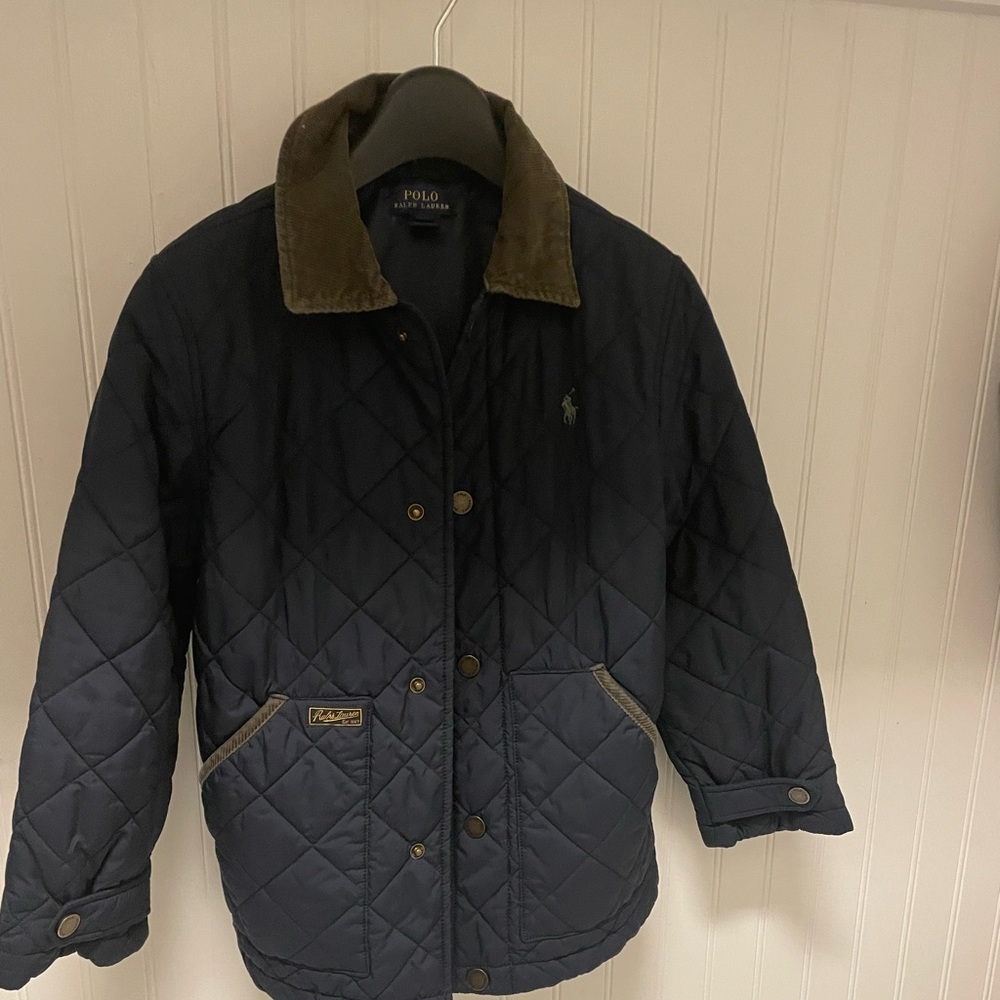 Ralph Lauren boys quilted coat. size 8